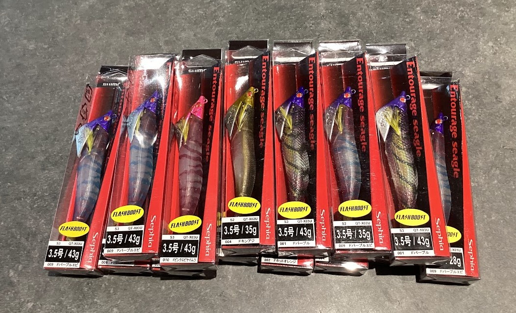 沢山のエギ入荷致しました。